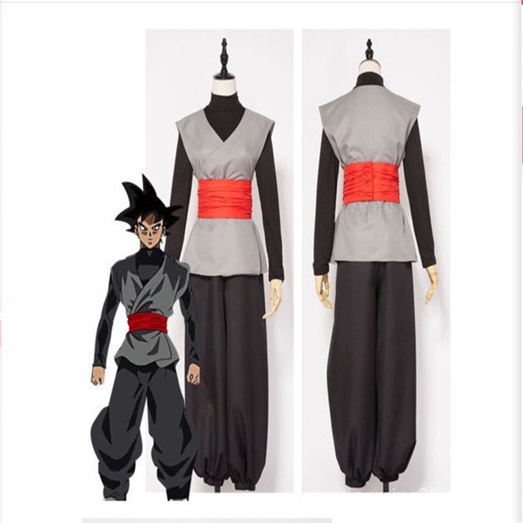 Super Dragon Ball Z Vegetto Potara Black Son Goku Cosplay Costumes