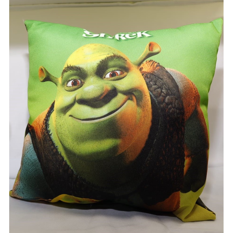 The Shrek Family Throw Pillow, Shrek Fiona _amp_ Shrek Get Ogre It Throw  Pillow