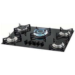 Cooktop 5 Bocas à Gás Tripla Chama Fit Line Fischer