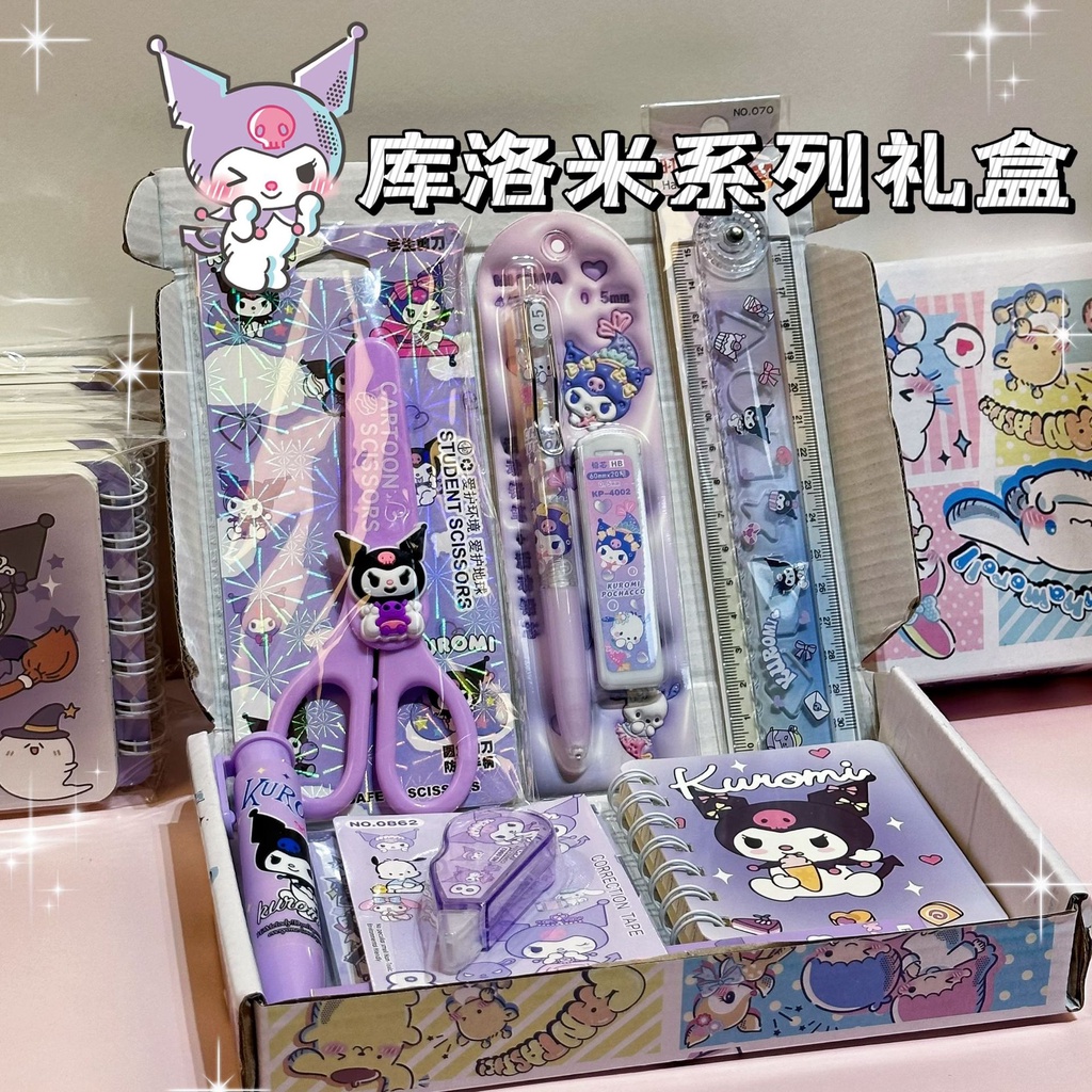 Sanrio Conjunto de papelaria Kuromi Conjunto de papelaria Kuromi Conjunto de papelaria Kuromi Conjunto de papelaria Kuromi Conjunto de papelaria Kuromi