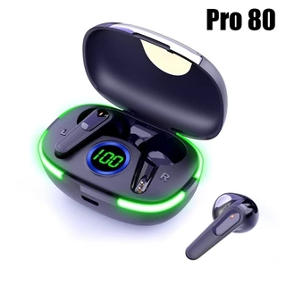 Air Pro 80 Fone De Ouvido Bluetooth Air Pro 80 Sport Game Display LED Redução De Ruído Com Microfone Sem Fio JORGE