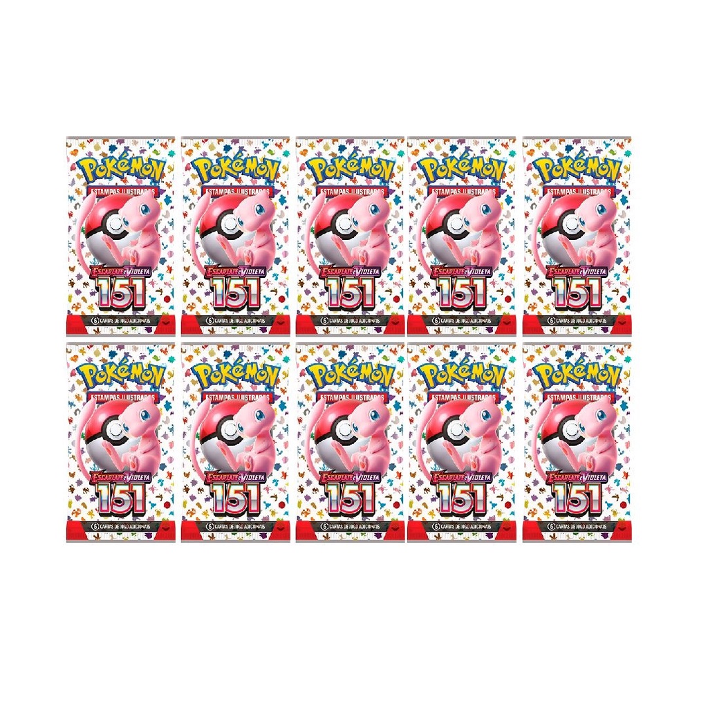 10 Booster Pokemon Escarlate e Violeta 151