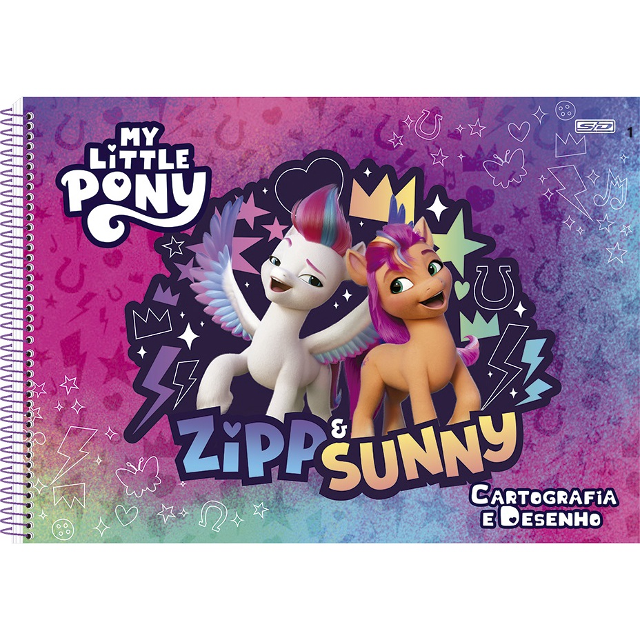 Caderno Cartografia e Desenho My Little Pony - 60 Folhas-SD | Shopee Brasil