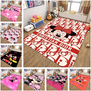 Disneyland Mickey Mouse Minnie Tapete Impresso Sala De Estar Sofá Área De Sofás Para Crianças Piso De Cozinha Bordo Absorvente De Água Não Escorrega Mat-1