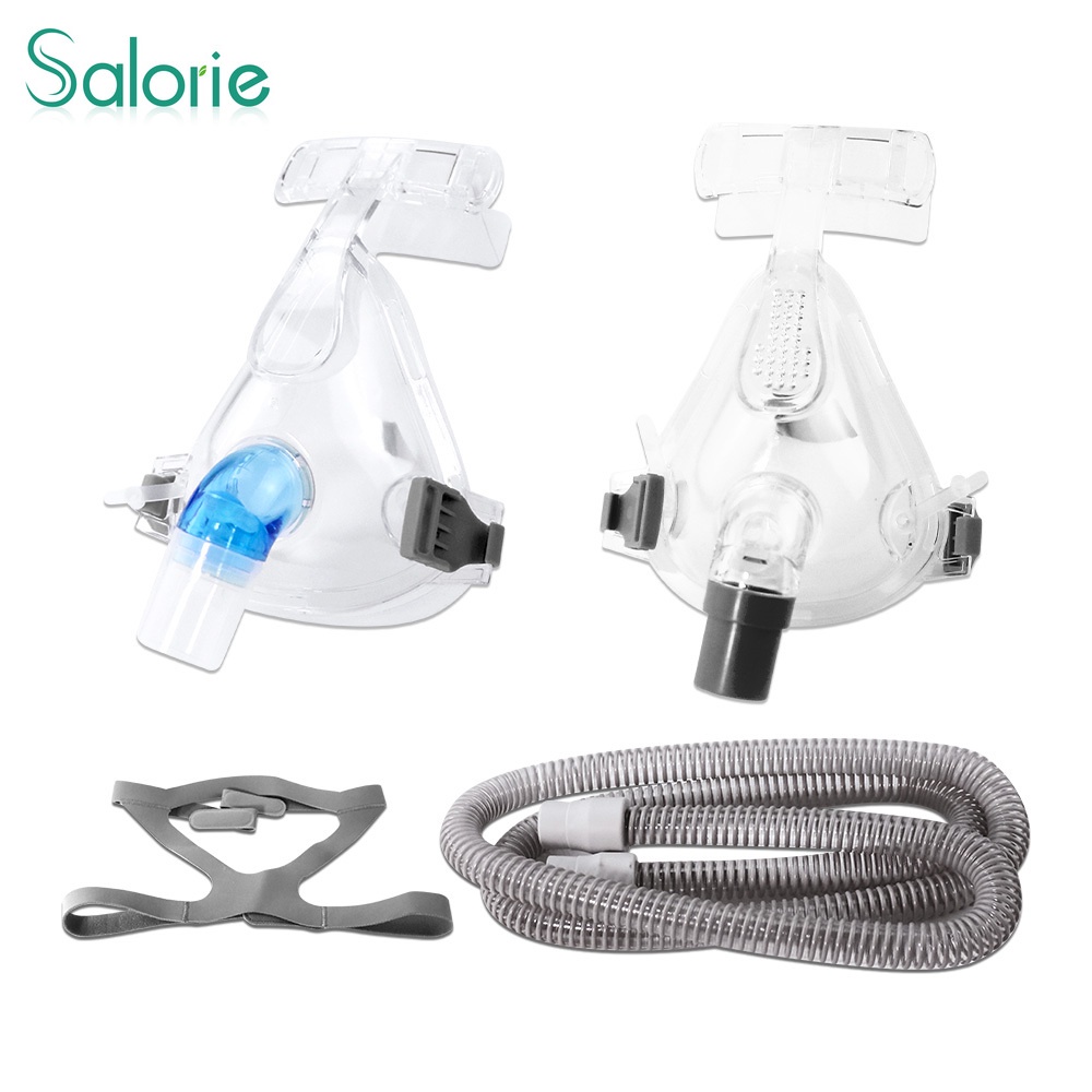 Máscara BMC CPAP Para BPAP Facial Completa Parar O Ronco Apnéia ...