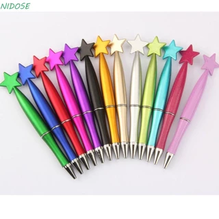 Caneta Esferográfica NIDOSE , Material De Papelaria Em Forma De Estrela Lisa , Pentagrama Escritório Criativo Cute Gel Canetas Rollerball Natal
