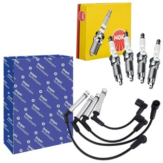 Kit Vela e Cabo Vela Ignição Ford Fiesta 1.0 8V NGK