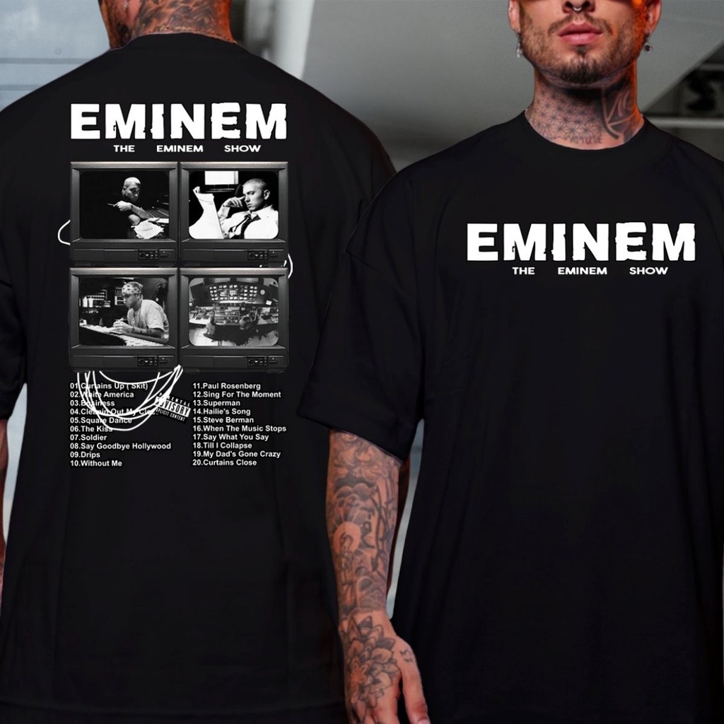 Camiseta Rapper The Eminem Show Graphic Lose Yourself Tour