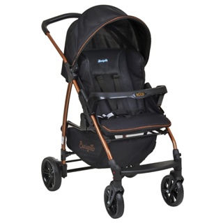 Carrinho para Bebê Burigotto Ecco Preto Cobre Até 15Kg