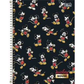 Caderno Mickey Capa Dura Universitário 1 Matéria Tilibra