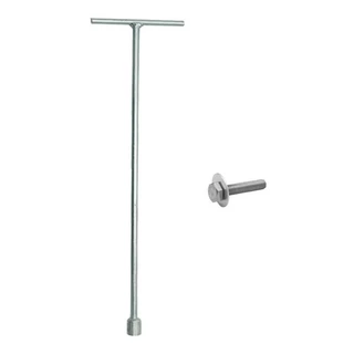 Chave T Longa 62cm + Parafuso Agitador Lavadoras Electrolux