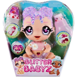 Glitter Babyz Boneca Lila Lavanda Com Acessórios 574866 MGA
