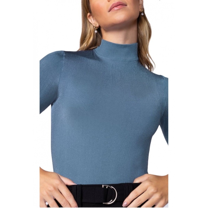 Blusa de manga curta sem costura