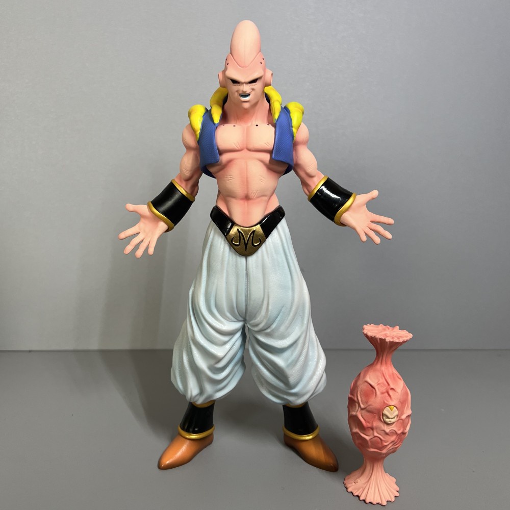 Bola De Dragão Z Anime Figura Majin Buu Super Figurinha 26cm Pvc Modelo Estátua Coleção Decoração Doll Toys Gifts