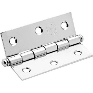 Dobradiça 880x3.1/2 Polegadas Cromada Cartela Silvana
