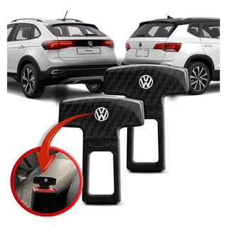 Par Trava Fivela Cinto Anti Som Volkswagen T-cross Polo Virtus Taos Gol Saveiro Voyage Up Polo Nivus Virtus Amarok