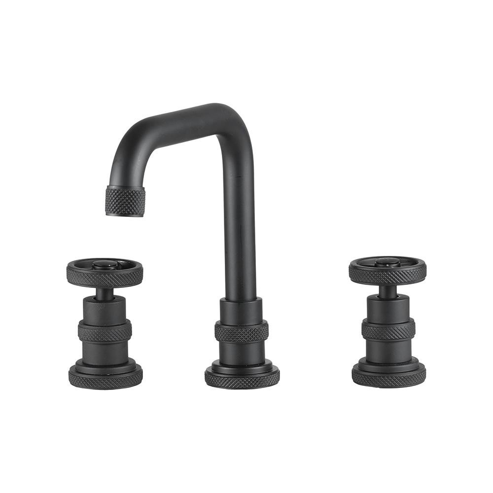 Torneira Para Banheiro Misturador Duplo Comando Jatobá Pingoo - Preto