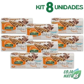 KIT 8 Unidades Tubes Free Sem Glúten 50g - Natural Life