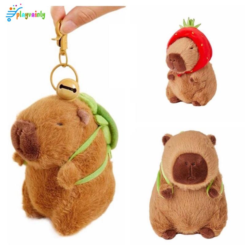 Capybara Plush Toy , Roedor Carpi Bife Pingente De Pelúcia , Capibara Anime Fofo Boneca Plushie Doll Aniversário	