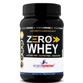 Whey Protein Zero Lactose Glúten e Açúcar - 908g | Sports Nutrition