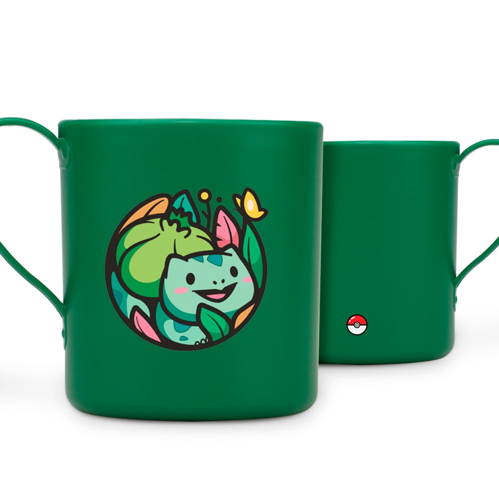 Caneca ECO Pokémon - Bulbasaur Kawaii - Bubasauro