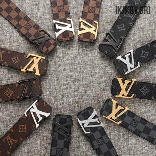 Cinto Masculino Couro Canvas Legítimo Louis Vuitton LV - Monogram