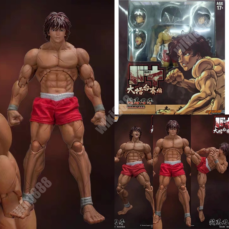 Action Figure Baki Hamma O Campeão Boneco Hanma Grappler Bak