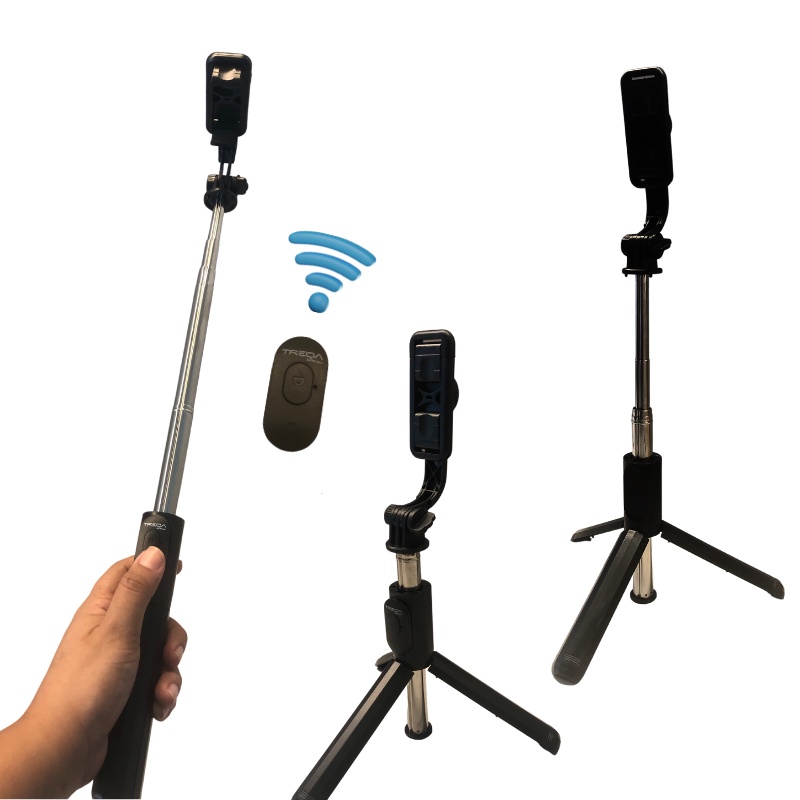 Bastão De Selfie Suporte Tripé Com Controle Bluetooth