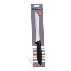 Faca De Serra Inox Grande Para Cortar Pão Bolo Serrilhada 7 
