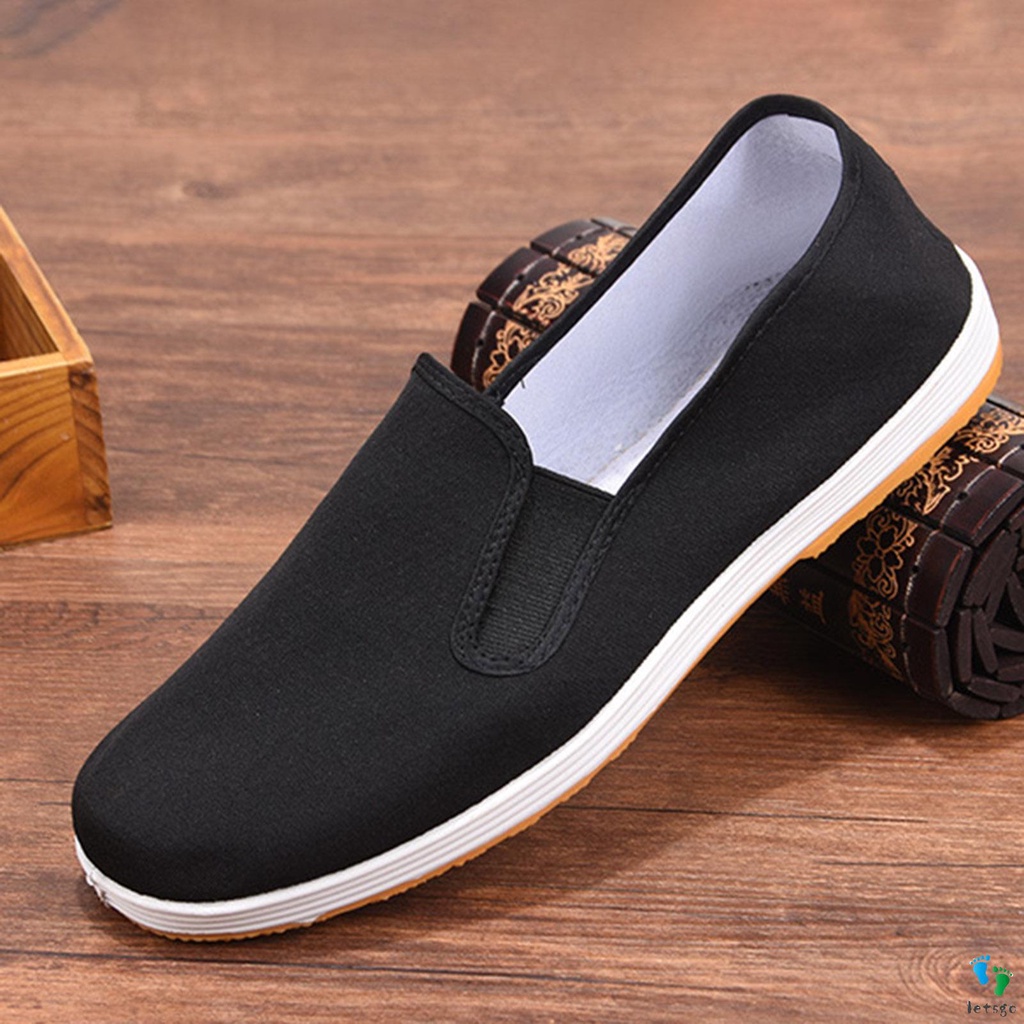 Tênis Unisex Slip-on Chinês Tradicional De Pano Kung Fu Sapatos De Pequim Antigos
