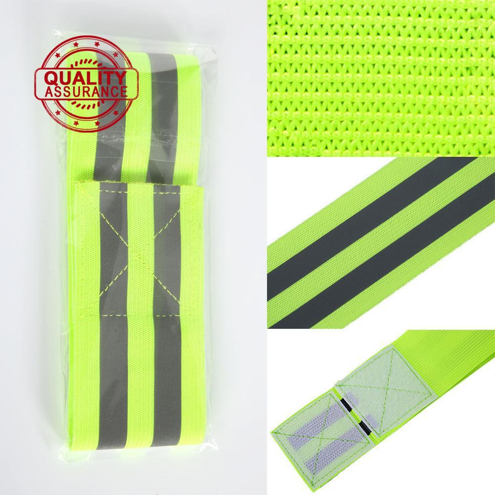 Faixas Refletivas Cinto De Braço LED Luz Refletiva Com Braçadeira Segurança Para Corrida Noturna X8H7
