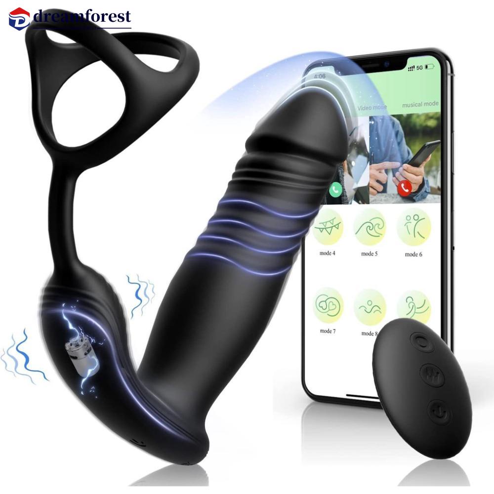 DREAMFOREST Vibrador Anal De Brinquedos Sexuais Gay Para Casais Massagem Da  Próstata Aplicação Bluetooth De Impulso Masculino Plug De Controle De  Bumbum Telescópico O7T8 | Shopee Brasil