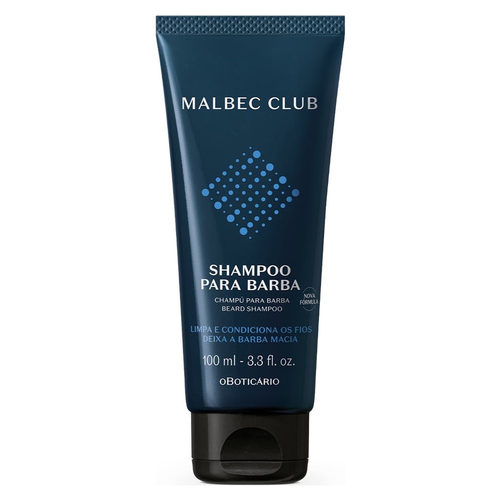 Shampoo para Barba Malbec Club 100ml O Botic rio Shopee Brasil