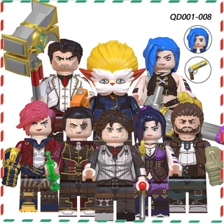 Jogo De Presentes Para Crianças Série LOL Building Block minifigures Modelo Boneca