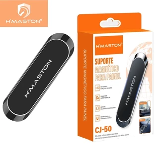 Suporte Universal de Celular Magnético H'maston CJ-50 Fixação Forte, Sem Danos, Para Painel de Carro