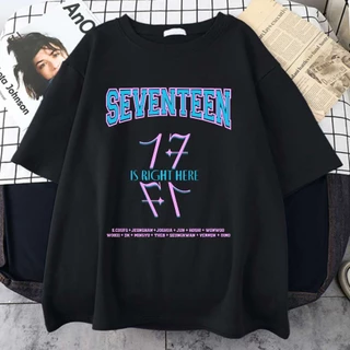 Camiseta Básica Moda Vintage Grupo Pop Seventeen Camisa Unissex 100% Algodão