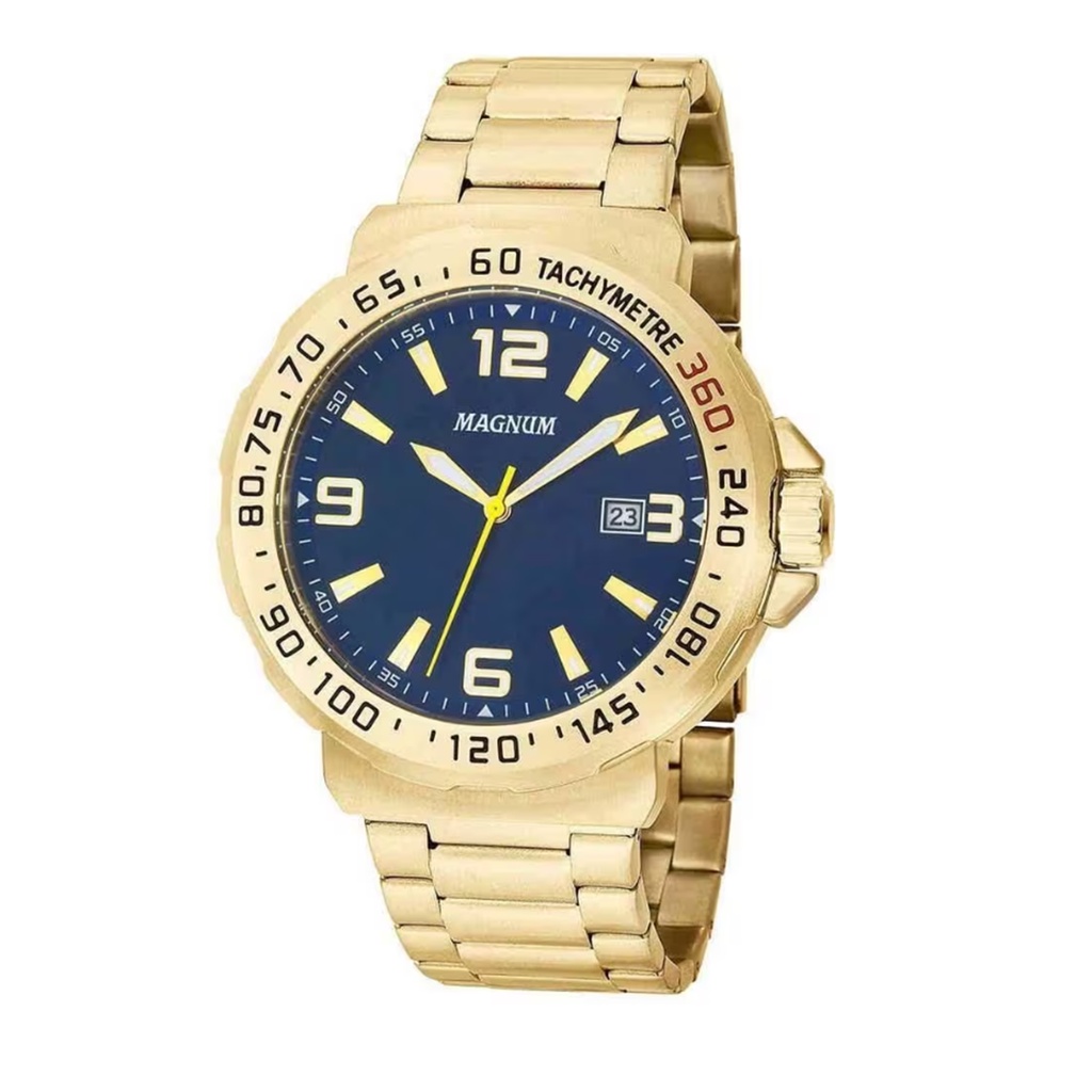 Relógio Magnum Masculino Sports MA31542B Dourado