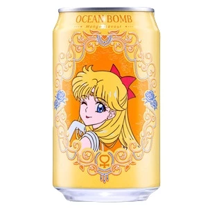 Refrigerante Ocean Bomb Sailor Moon Manga Flavour 330 ml - Importado do Japão