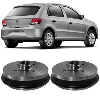 Par Tambor Freio Gol G5 2008 A 2012 Traseiro Com Cubo Hf65a