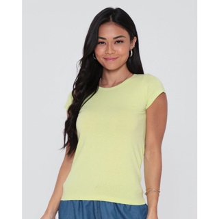 Blusa Feminina Básica Neon Verde