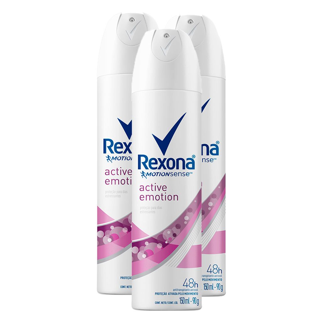 DESODORANTE AEROSOL REXONA MASCULINO ACTIVE 150ML - Ultrafarma