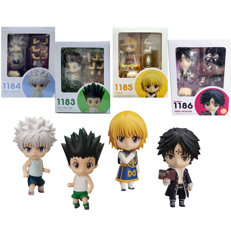 Nendoroid Hunter Figura De Ação Gon Freecss Killua Zoldyck Kurapika Chrollo