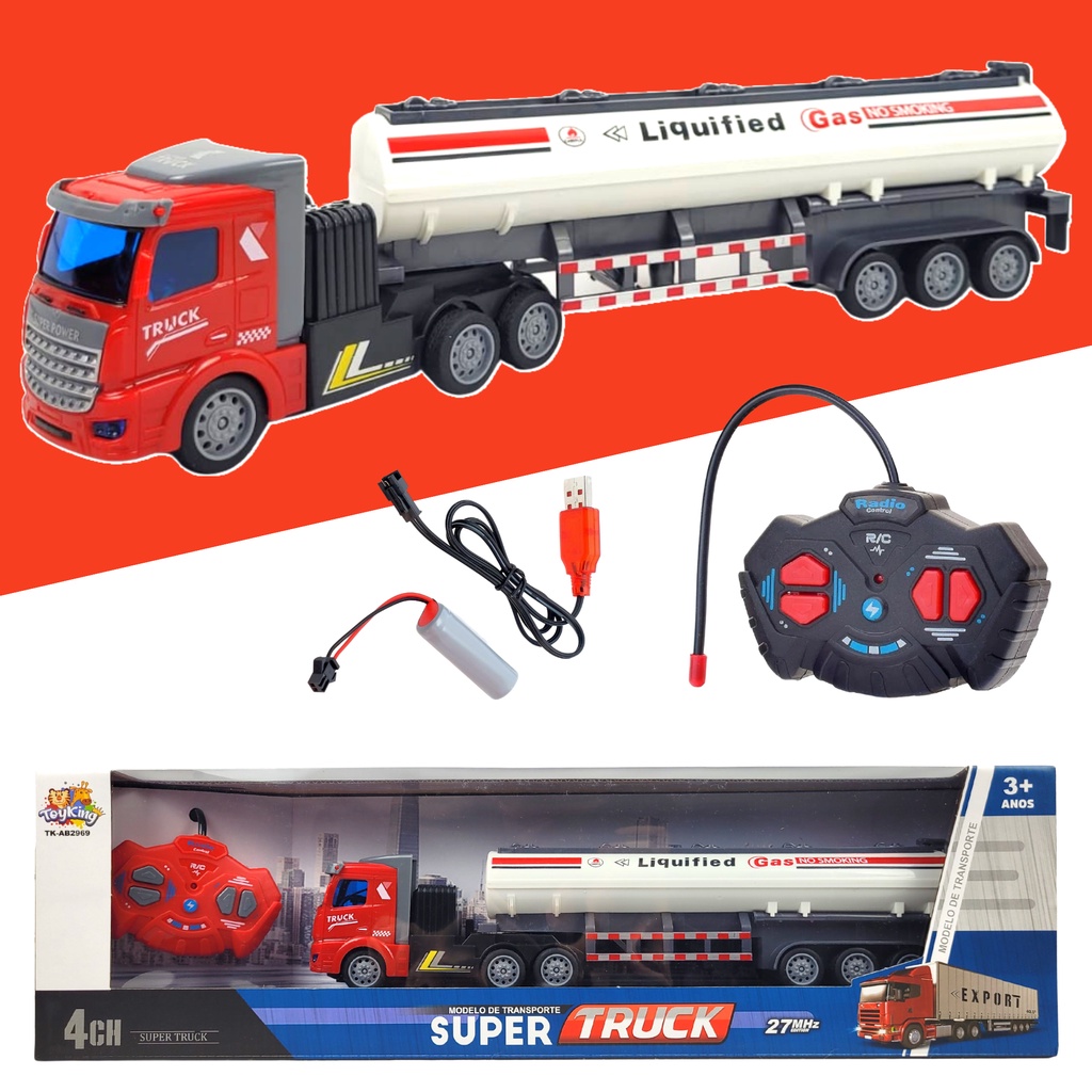 Caminhao Controle Remoto Super Truck Sport Cks Toys - Papellotti