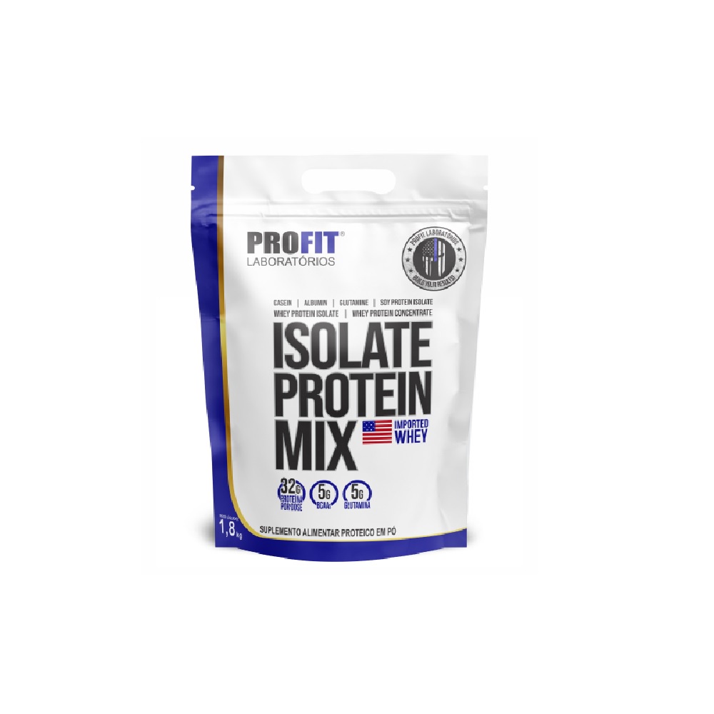 Isolate Protein Mix Refil 1,8kg Profit Laboratorios | Shopee Brasil