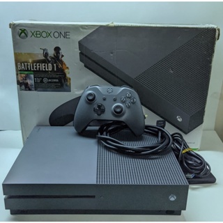 Microsoft Xbox One S 1TB Battlefield 1 Green Bundle With 8 in 1 Kit 