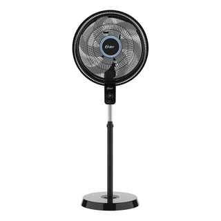 Ventilador de coluna Oster OVTR880 turbo preto com 6 pás