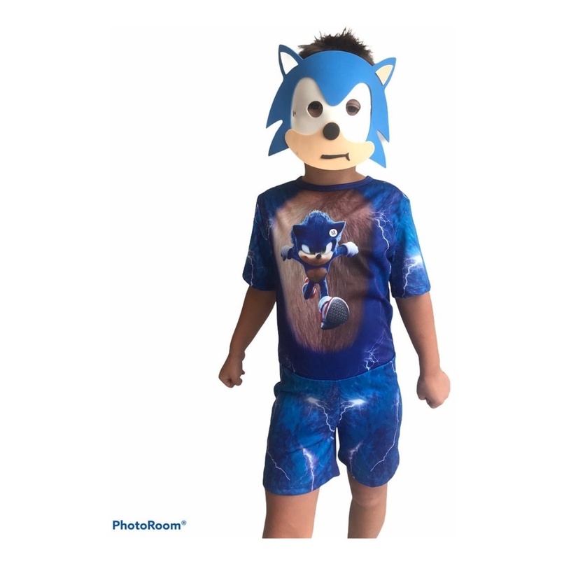 Fantasia Sonic Meninos Infantil - Loja Fantasia Bras