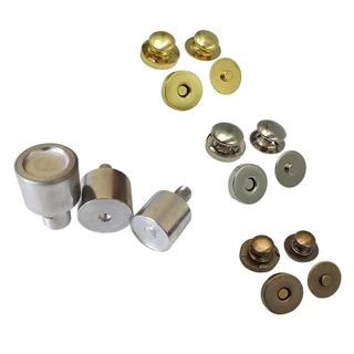 Kit 50unid Botão Magnético Rebite DUPLO 18mm + Matriz