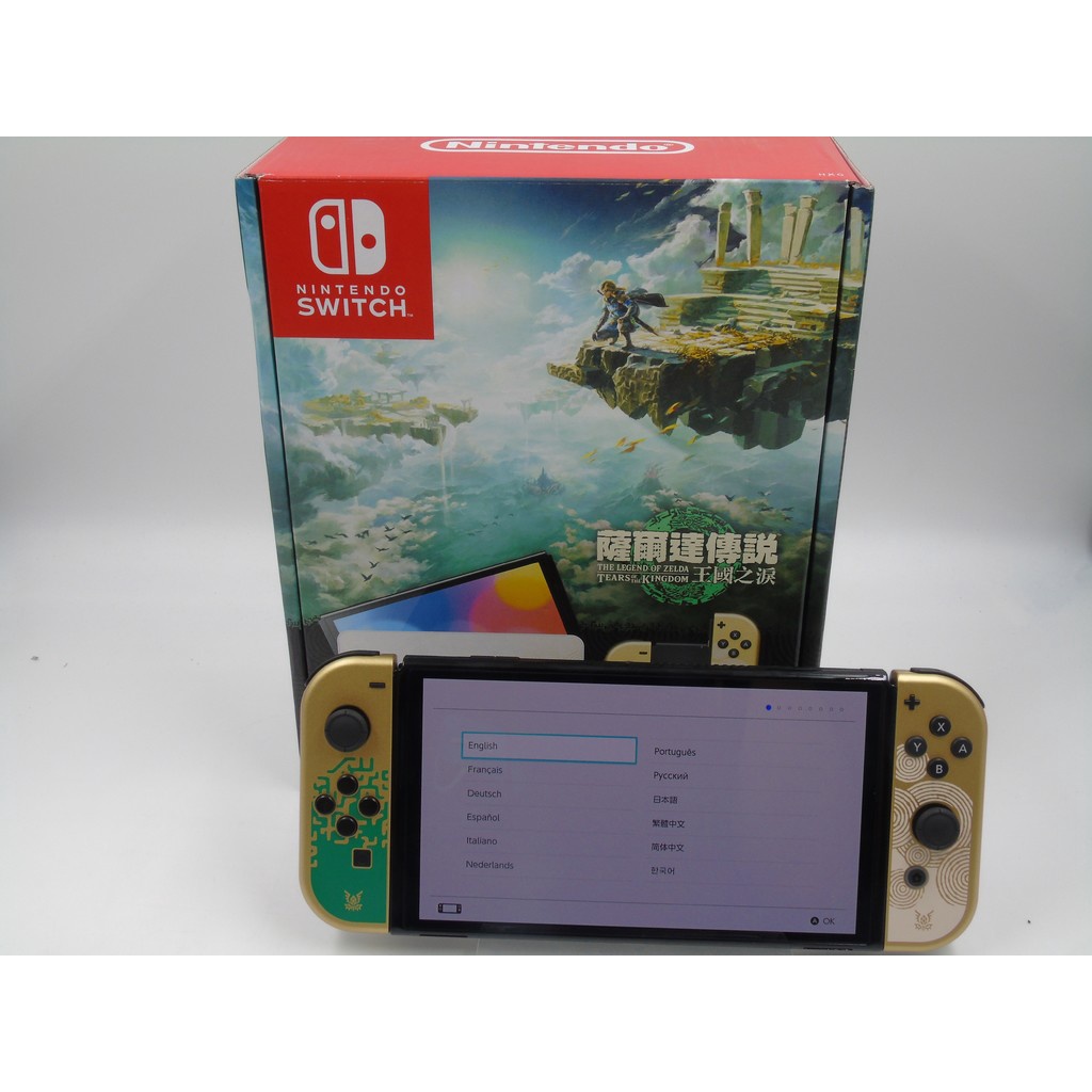 Nintendo Switch OLED 7.0 64Gb Joy-Con Branco + Jogo Zelda Tears