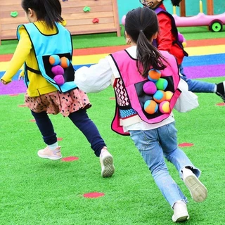 Colete Esportivo Infantil Camisa Adesiva Para Crianças Pais E Filhos Jardim De Infância Interativa De Arremesso De Cauda Pegajosa Jogo De Fato De
